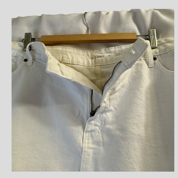 Old Navy Women’s Jean Skirt 22 White Mini - Picture 2 of 10